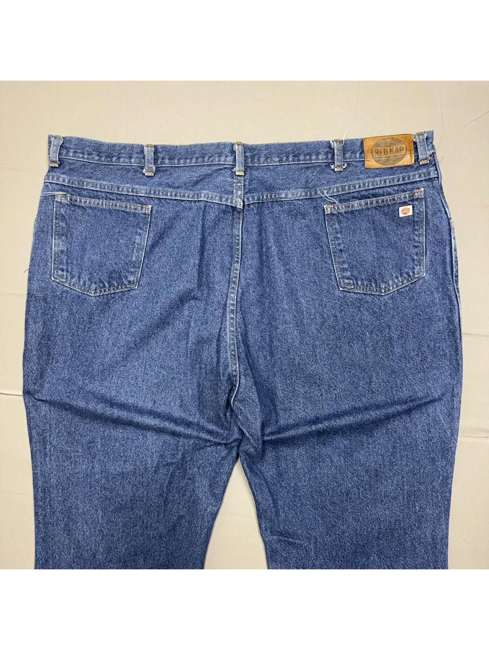 Red Kap Mens PD52DN2 Cotton Denim Work Jeans 50x30 Blue Classic Fit